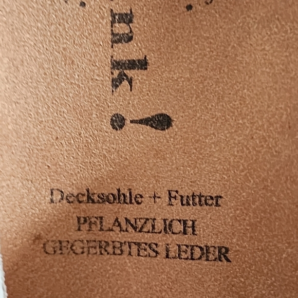 Think leather clog color tan and white size 36 - Picture 7 of 8